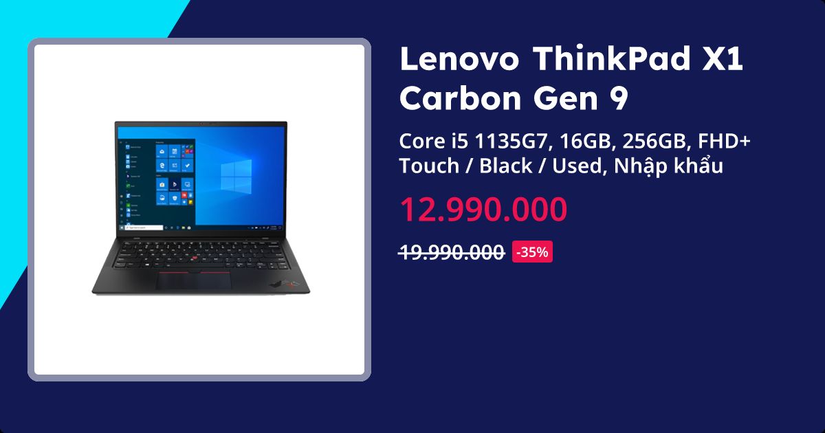X1 Carbon Gen 9 i7-1185G7 4K 32Gb 1Tb Windowsノート本体 X1 Carbon