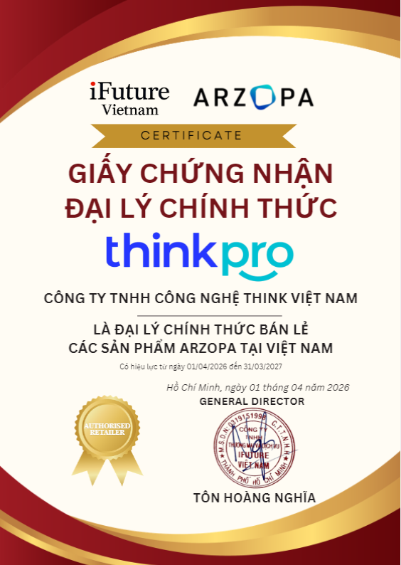 Chứng nhận NPP Arzopa