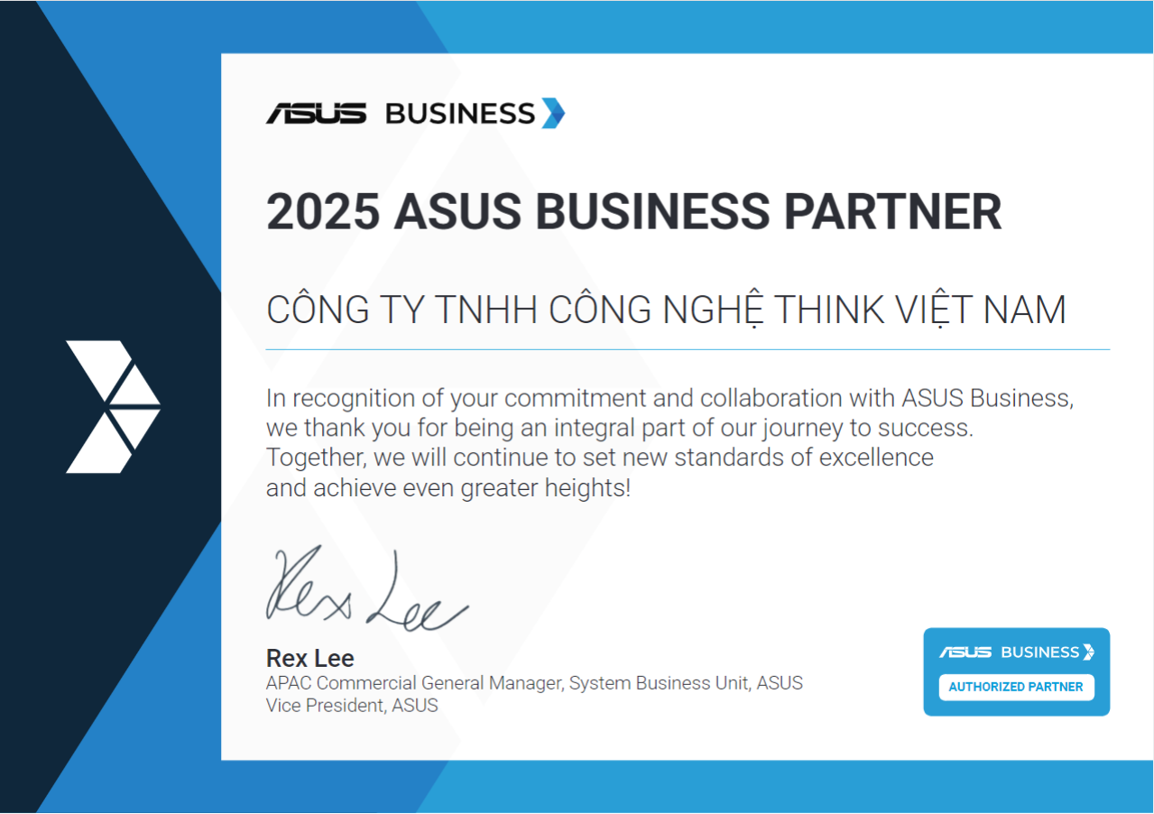 Chứng nhận NPP ASUS