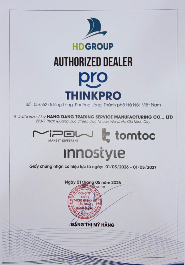 Chứng nhận NPP Tomtoc